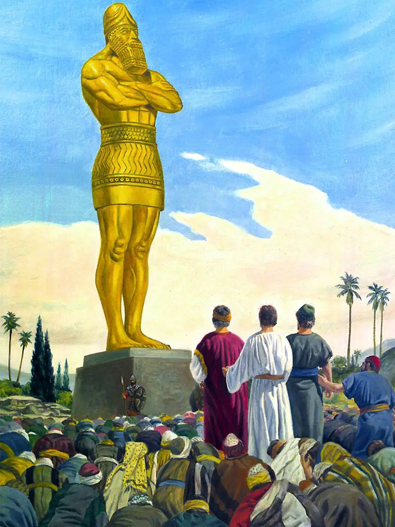 gold statue